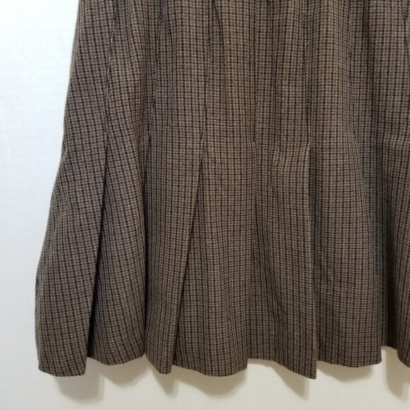Abercrombie & Fitch skirt Small plaid houndstooth pleated high rise schoolgirl - Picture 10 of 15